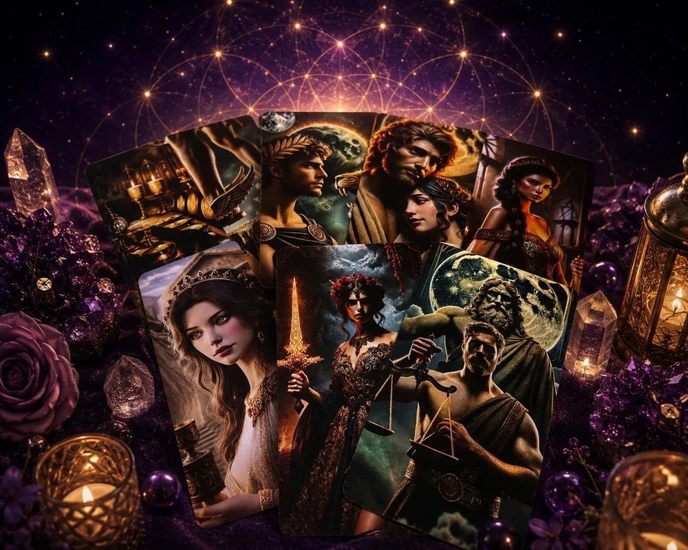 Hermes Tarot card artwork